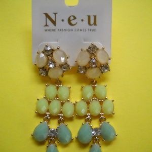 Dangle Costume Earrings by N.e.u (Brand new)